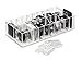 byAlegory Acrylic Makeup Organizer With Removable Dividers | 20 Spaces Designed To Stand & Lay Flat