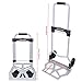 Coocheer Aluminum Folding Portable Luggage Cart&Hand Truck & Dolly, 220 lbs. Capacity