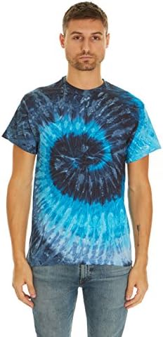 Krazy TeesTie Dye Shirt Women Tops, Tie Dye Shirts for Men, Teens, Tie Dye T Shirts, 100% Cotton in 35 Colors, Sizes S-5XL