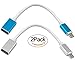 LABOL Set of 2 [2-Pack] USB Type C male to USB 3.0 A female OTG Data Cord Cable Adapter (Convertor) for Apple Macbook Pro, ChromeBook Pixel, Nexus 5X/6P,HTC 10 OnePlus 2 and Others.