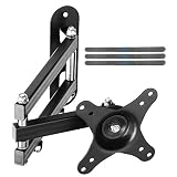 Suptek Full Motion Adjustable Articulating TV Wall Mount Rotation, Swivel and Tilt TV Arm Bracket for Most 15-27 inch LED, LCD Monitor and Plasma TVs VESA 75,100 (MA2720)
