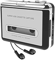 DIGITNOW! Portable Cassette Player/Cassette to MP3 Converter Capture Cassette Tape to MP3/CD Audio via USB