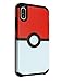 iPhone X Case, DURARMOR Pokemon Go Poke Ball Dual Layer Hybrid ShockProof Ultra Slim Fit Armor Drop Protection Case Cover for iPhone X Poke Ball