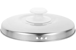 Sewroro Replacement Stainless Steel Rice Cooker Lid 4l Metal Pot Cover for Household Rice Cooker Pot, Sturdy