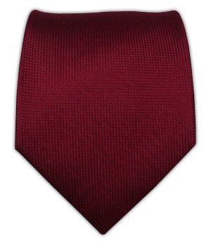 THE TIE BAR 100% WOVEN SILK SOLID TEXTURED BURGUNDY TIE