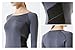 TM-WR34-DGY_Medium Tesla Women's Thermal ColDGYear Compression Baselayer Long SleeveT Shirts WR34