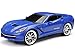New Bright F/F Corvette C7 RC Vehicle (1:16 Scale), Blue