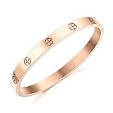 LOHOME Fashion Bracelets Cross Screw Bracelet for Womens/Mens/Lovers/Couples