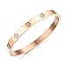LOHOME Fashion Bracelets Cross Screw Bracelet for Womens/Mens/Lovers/Couples