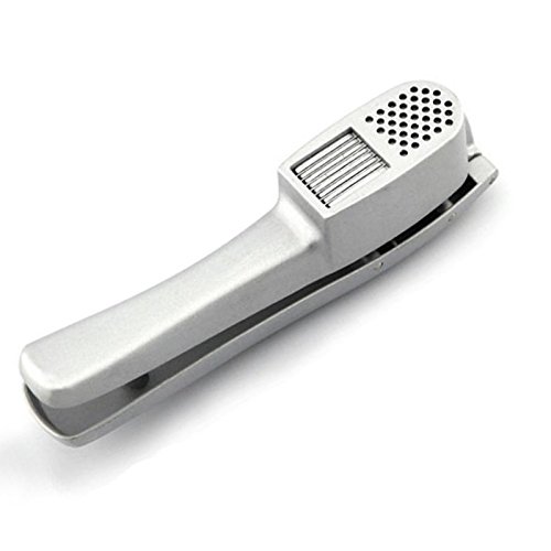 Denshine Garlic Press, Stainless Steel Garlic Slicer, Professional Ginger Mincer and Slicer, 2 in 1 Garlic Press Multifunction Garlic Press And Peeler Set