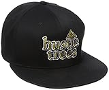 Hustle Trees Men's Snapback, Black, One Size