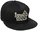 Hustle Trees Men's Snapback, Black, One Size