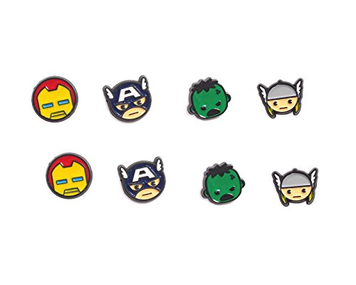 Marvel Avengers Earrings 4 Pair