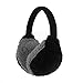 Cozy Design Women's Winter Adjustable Knitted Ear Muffs in Black