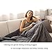 CuteKing Cooling Weighted Blanket 60x80 Inches for Queen or Full Size Bed, 20lbs for Individual Between 150-200lbs, 100% Oeko-Tex Certified Cotton with Glass Beads for Adult, Dark Grey