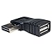 Tripp Lite Universal Reversible USB 2.0 Hi-Speed Adapter (Reversible A to Right Angle A M/F)(UR024-000-RA)