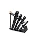 Remote Control Organizer, Space Saving Metal TV Remote Control Storage Organizer/Caddy/Rack/Organizer, Black Remote Control Tidy Remote Holder and TV Remote Organizer