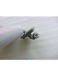 Kia Motors Genuine 852021 F210lx unidad frontal izquierda interior Asamblea Sun Visor Gray Juego de 1 PC para 2005 2006 2007 2008 2009 2010 Kia Sportage