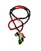 Fashion 21 Pan Colored Eye of Heru on Ankh, Ankh in Africa Map Pendant 6mm 24