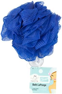 Purely Me Nylon Mesh Body Sponge, Blue, 3-Pack
