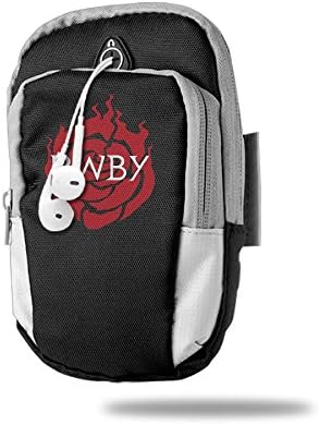 RWBY RUBY ROSE Web Animation Velcro Cellphone Holder Arm Bag Black