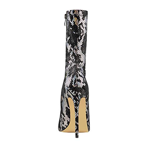 snakeskin sock booties