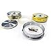Round Analog Hygrometer for Cigar Humidor Cabinets 50mm Diameter (Gold & Silver) (Gold)