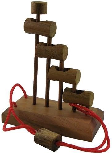 wooden string puzzle
