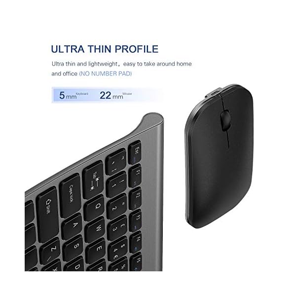 Wireless-Keyboard-and-Mouse-Combo-seenda-Ultra-Thin-Small-Keyboard-and-Mouse-Set-with-Rechargeable-Battery-for-Windows-Devices-Space-Gray Small Wireless Keyboard and Mouse, seenda Ultra Compact Rechargeable USB Keyboard and Mouse Combo with Portable Size Low…
