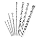 8 Piece Masonry Drill Bits Set 1/2″ 3/8″ 5/16″ 1/4″ 5/16″ 1/4″ 3/16″ 5/32″ Black-Oxide Metal Carbide Tip and Round Shank Metal Drill Bit Set