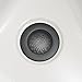 iDesign Axis Kitchen Sink Drain Strainer - Black Matte
