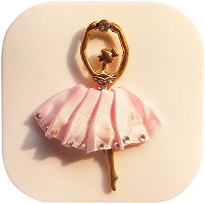 Crystal Ballet Girl Pattern Contact Lenses Case for Eye Care with Mirror Nursing Holder Mini Travel Kit Cloth Easy Carry Container for Eye Care with Mirror (C2)