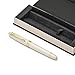 Jin hao [Spiral] Luxury Fountain Pen, Gold trim, Medium nib, Pen case gift, Business signature, Calligraphy Writing (Spiral White)