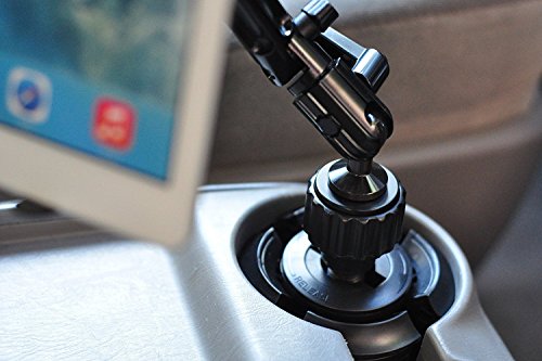 Arkscan MCUP11 Universal Tablet Car Cup Hole Mount 360° Degree Rotation Heavy Duty Aluminum for iPad & Tablet 7" to 11" - Thumbnail 5