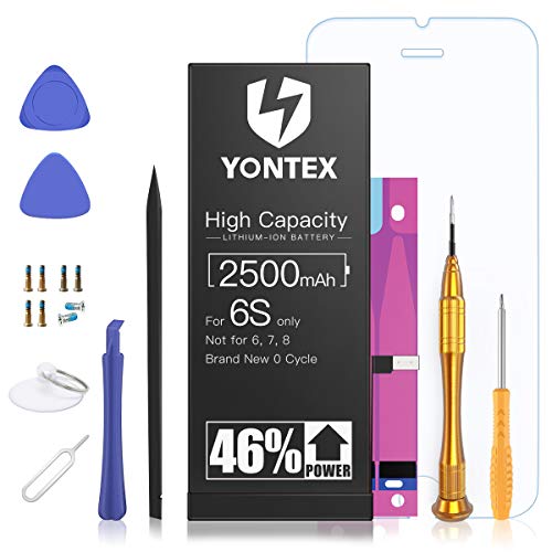 YONTEX 2650mAh Battery Replacement Compatible with iPhone 6S