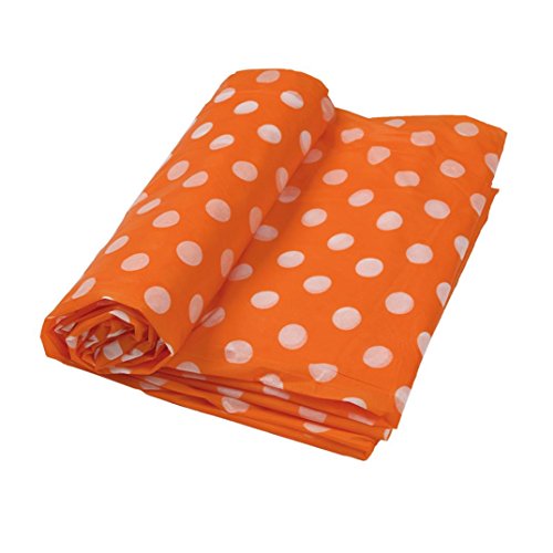 Dressffe Waterproof Plastic Tablecovers Table Cloth Cover Party Catering Events Tableware (Orange)