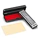 Harmonica Ranch Professional 10 Hole 20 Tones Key of C Mini Harmonica with Case for Beginner Students Kids Gift for Any Occasion like Blues Folk Jazz and Pop - Piano Black