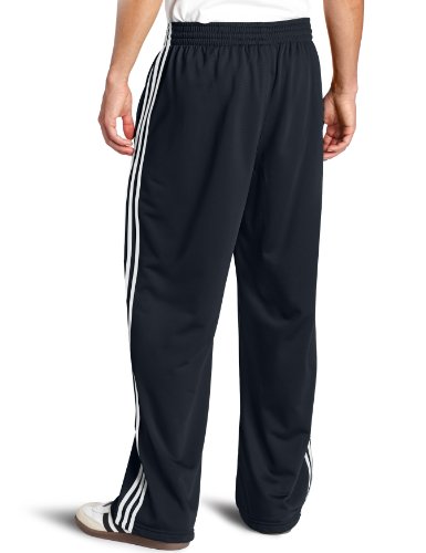 Adidas Men'S 3-Stripe Pant, Lead/Black, Small (885611189418)