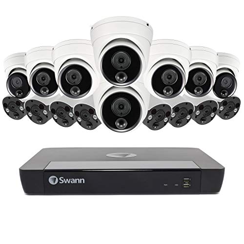 Swann Home Security Camera System, 4K 8 Spotlight and 8 Dome Cameras