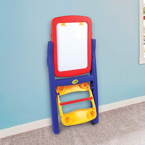 Crayola Qwikflip 2Sided Easel, with Chalkboard, DryErase