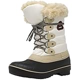 DREAM PAIRS Women's Warm Faux Fur Lined Mid Calf Winter Snow Boots