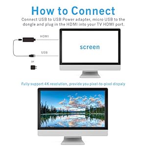 OMMO WiFi Dongle HDMI Screen Mirroring, 5G/2.4G 4K/30Hz 1080p Supporto Miracast Airplay DLNA per smartphone Android… - immagine 7
