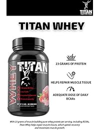 Titan Premium de suero concentrado de proteína de suero (snickerdoodle, 5 lb)
