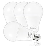 LOHAS LED Bulb, 150W-200W Light Bulbs Equivalent, 23W A21 LED Bulbs, 2500 Lumens Daylight 5000K, Medium Screw Base(E26 Bulb), Not-Dimmable LED Lights for Home Lighting(Pack of 4)