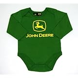 John Deere Baby Stuff John Deere Infant Logo Onesie Green