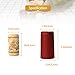 Straight Corks,50pcs Wine Corks Stopper and 50pcs Shrink Capsules for Wine Bottles,Shrink Caps PVC Shrink Capsules Wine Corks for Crafts