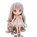 Wigs Only! Taro Miilk Wigs for Blythe Dolls Heat Resistant Synthetic Doll Hair Accessories