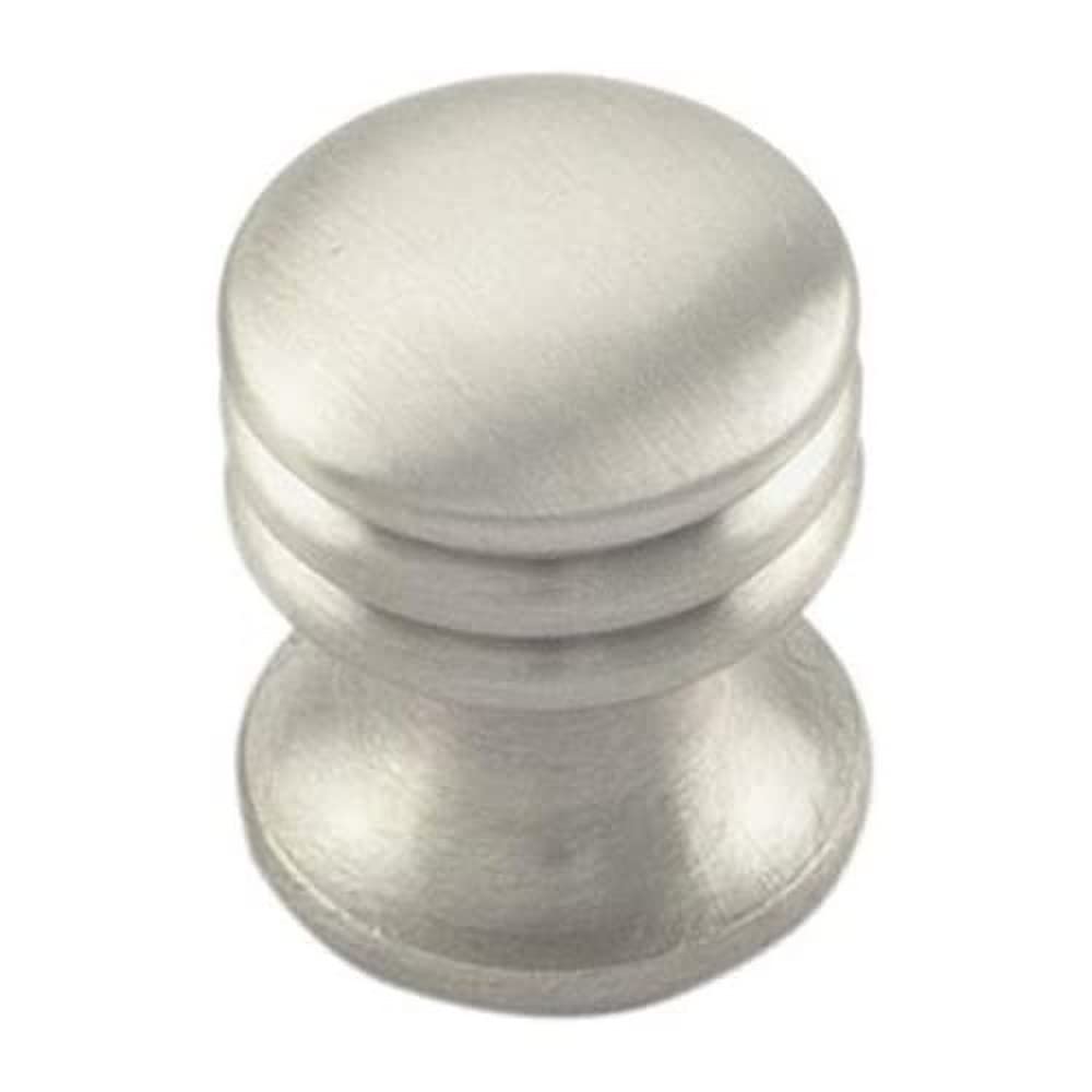 Carlisle Brass CH30ASN FTD Ringed Cupboard KNOB 17MM, Satin Nickel