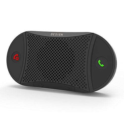 Besign BK02 Bluetooth 4.1 In-car Speakerphone, Wireless Car Kit for Hands-Free Talking & Music Streaming, Connect Two Phones, 2 Years Warranty - Thumbnail 7