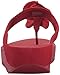FitFlop Women's Florrie Toe-Thong Sandal, Classic red, 7 M US